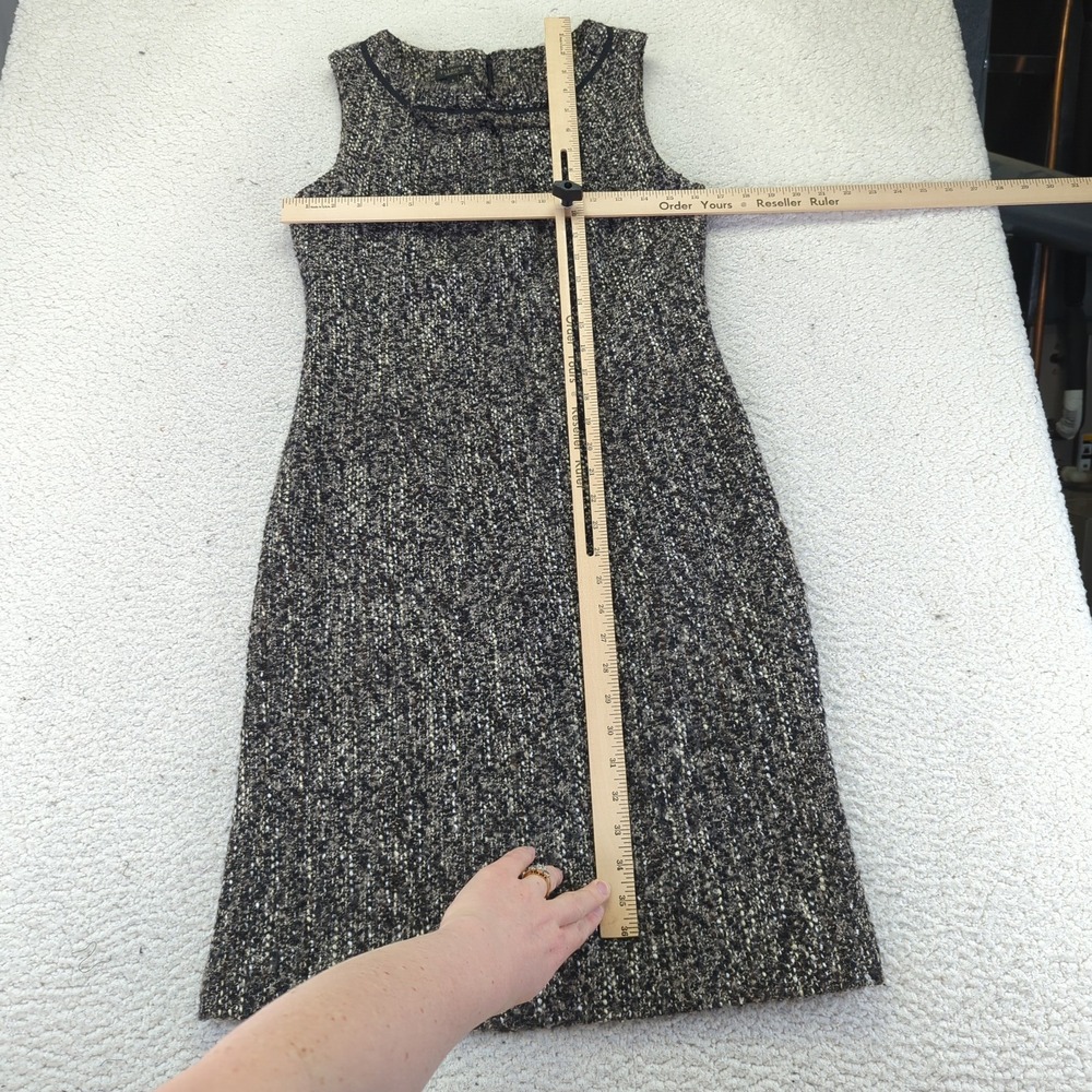Talbots Womens‎ Sheath Dress Size 6 Tweed Knee Length Sleeveless Business Casual - Picture 5 of 9